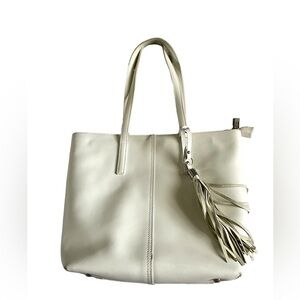 NICOLI White Leather Bag